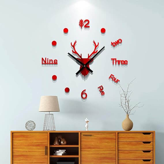 Markhor DIY wall clock letter and numbers