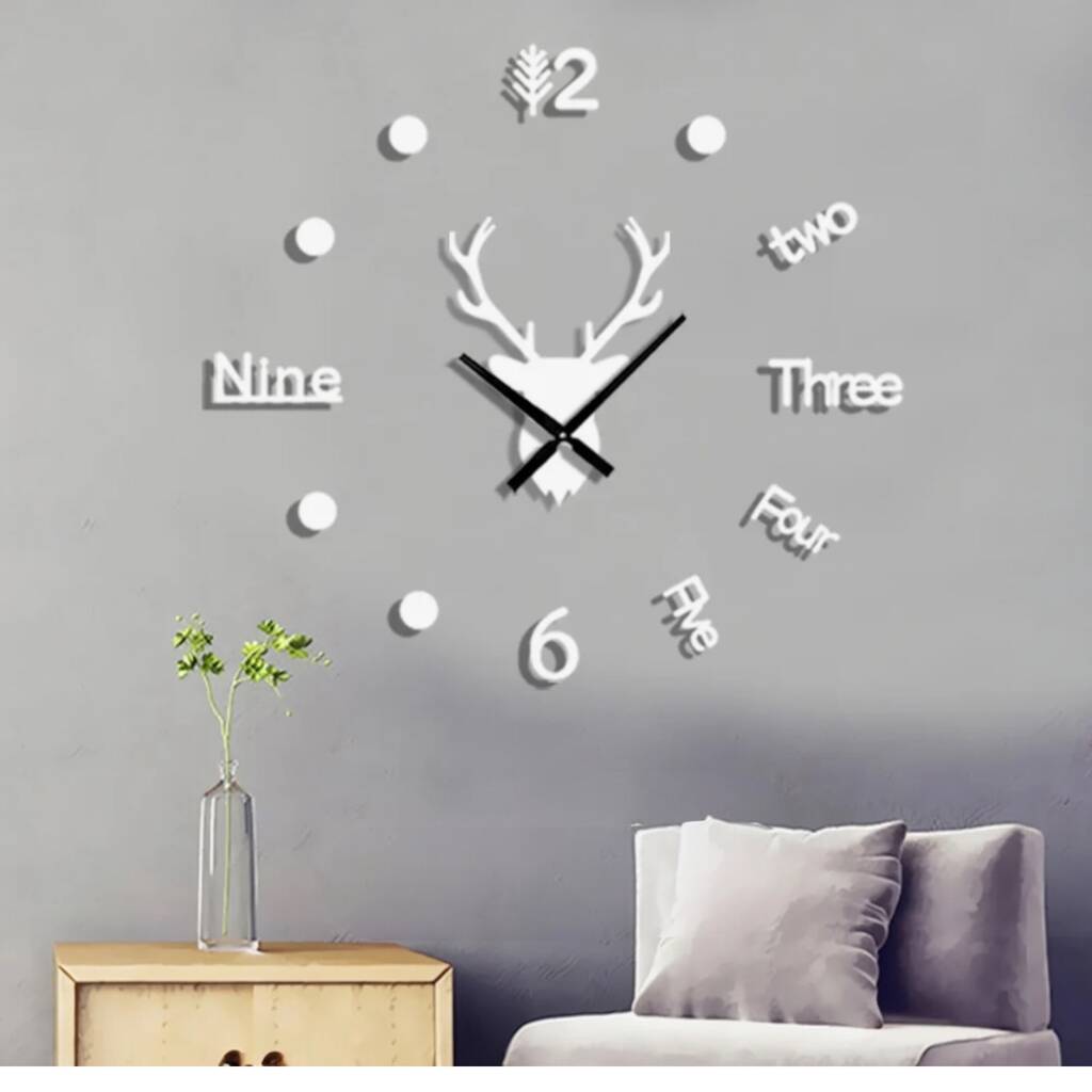 Markhor DIY wall clock letter and numbers