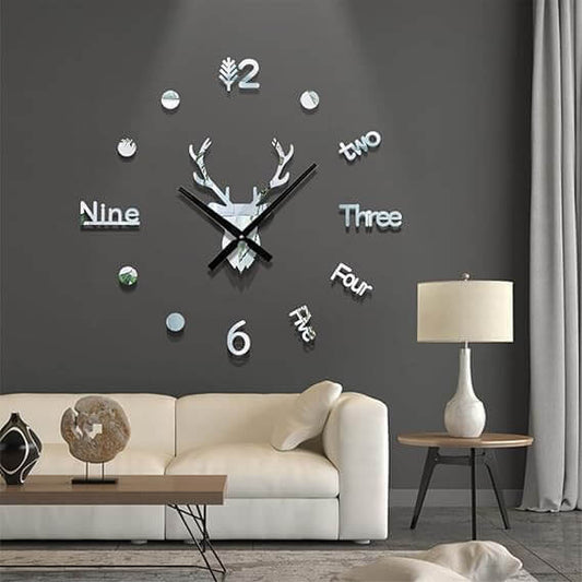 Markhor DIY Wall Clock Letter And Numbers