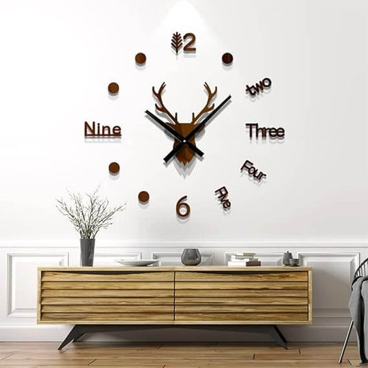 Markhor DIY Wall Clock Letter And Numbers
