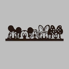 Mickey family wall sticker