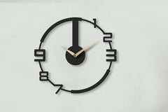 Minimalist Wall Clock With Numbers