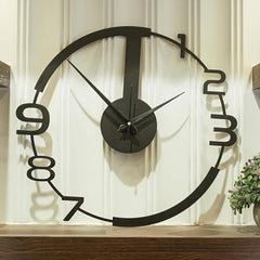 Minimalist Wall Clock With Numbers