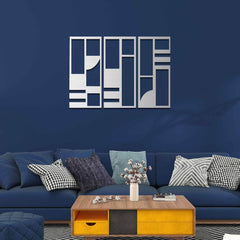 Minimalist office wall art design Set of 3