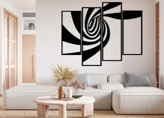 Modern Abstract Wall Decor (Set of 4)