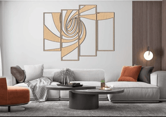 Modern abstract wall decor set of 4