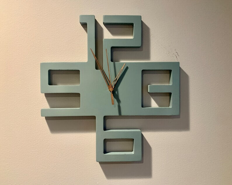 Modern Big numbers wall clock