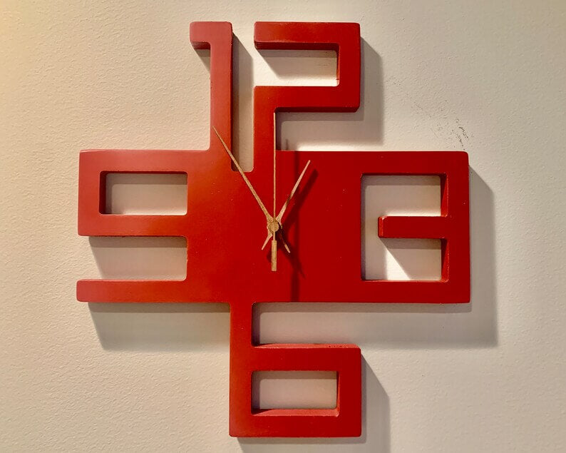 Modern Big numbers wall clock