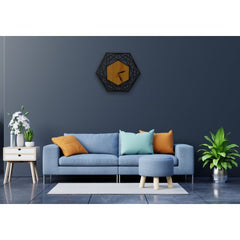 Modern Hexagonal Shape Wall Clock