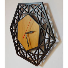 Modern Hexagonal Shape Wall Clock