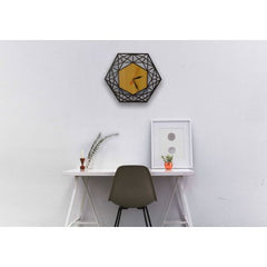 Modern Hexagonal Shape Wall Clock