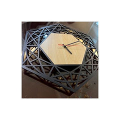Modern Hexagonal Shape Wall Clock