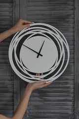 Modern living room wall clock