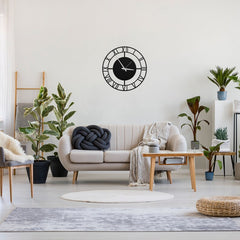 Modern Rounded Wall Clock