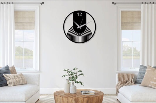 Round Modern Minimalist Wall Clock