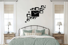 Square Blocks DIY Wall Clock