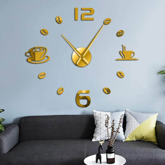 Tea and Coffee Kitchen Wall Clock