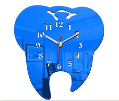 Tooth Shape Dental Office Clock