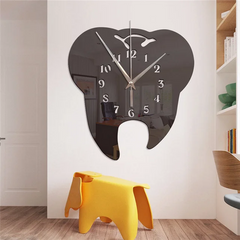 Tooth Shape Dental Office Clock