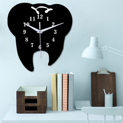 Tooth Shape Dental Office Clock