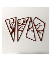 Geometric Tree Wall Art Decor